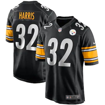 mens nike franco harris black pittsburgh steelers game reti